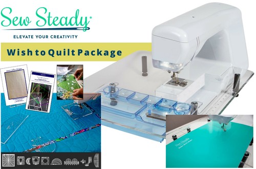 Sew steady wish quilt - sew, table