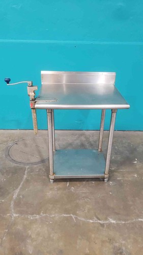 Stainless steel table - stainless, 30"