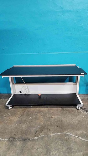 Rolling lab desk table w - lab, w/