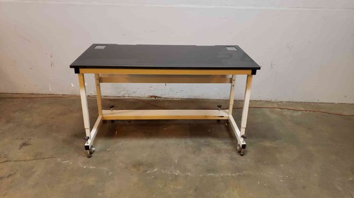 Rolling lab table - 5', desk