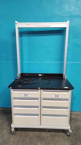 Rolling lab desk table - rolling, w/